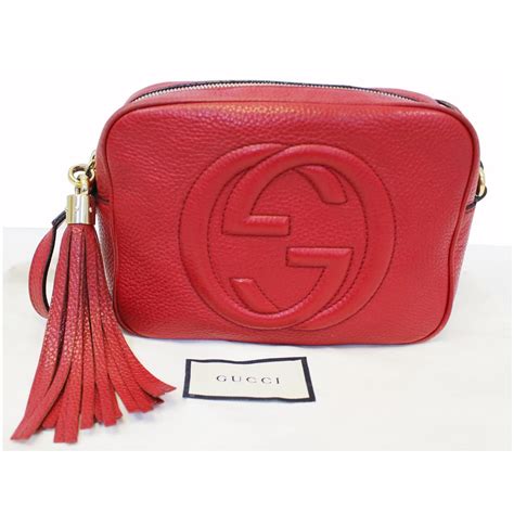 gucci red soho crossbody bag|gucci crossbody bag sale.